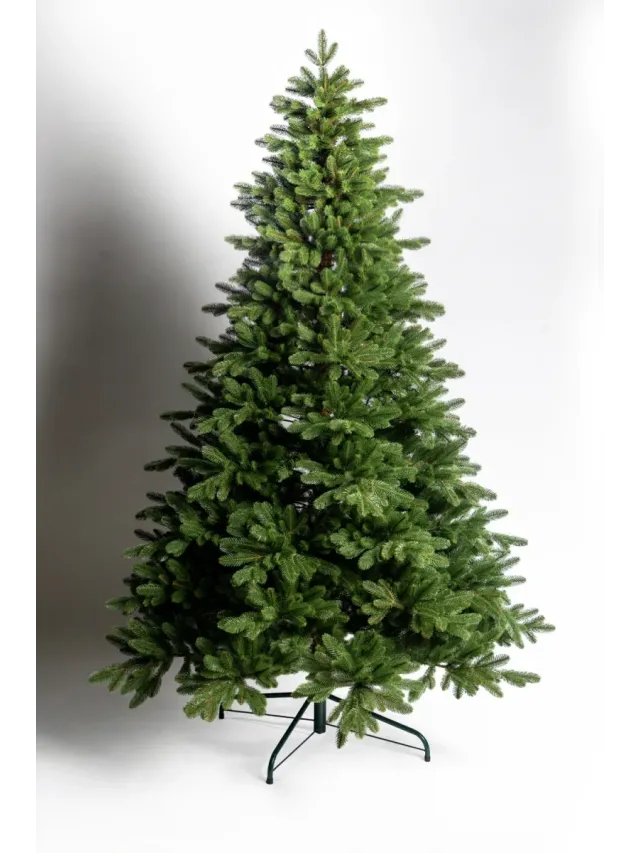 Brad Artificial Norwegian 230 cm QC399, 850 Ramuri 2D + 3D PE, Circumferinta Bazei 327 cm